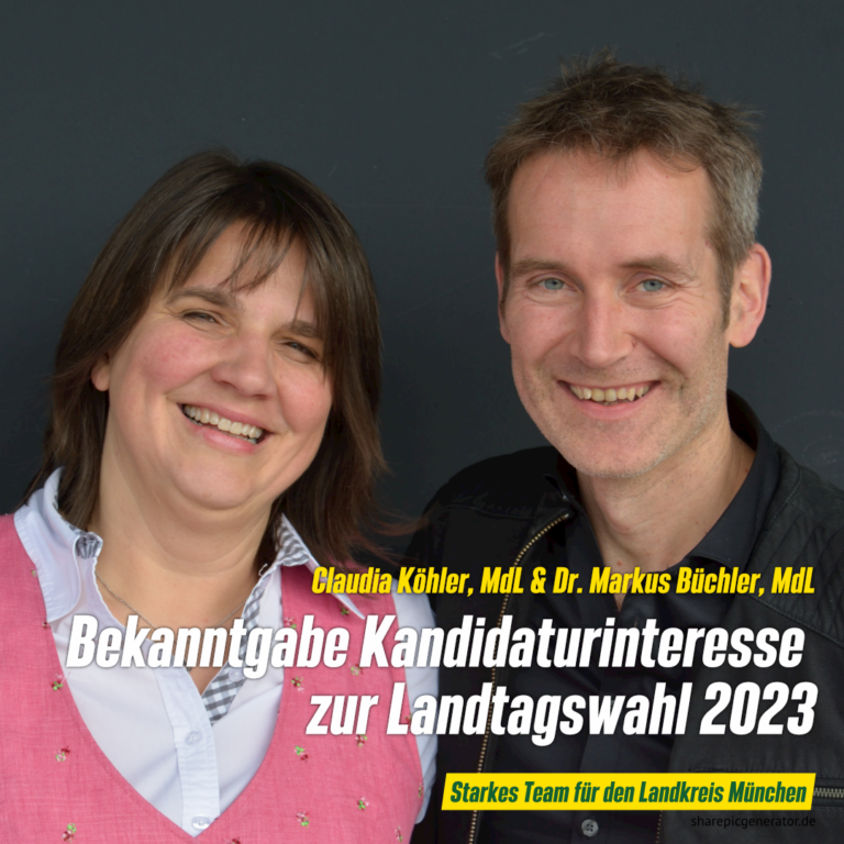Bekanntgabe Kandidaturinteresse zur Landtagswahl 2023