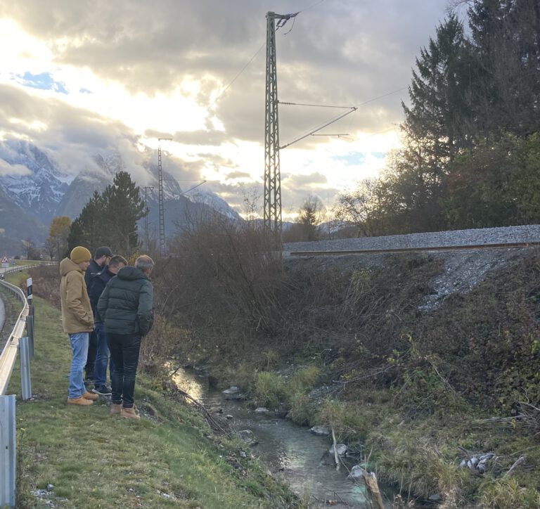 Besichtigung der Unfallstelle in Garmisch-Partenkirchen