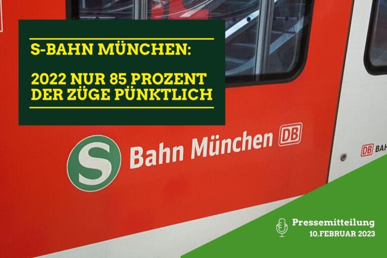 S-Bahn München: Verspätungen und Zugausfälle 2022