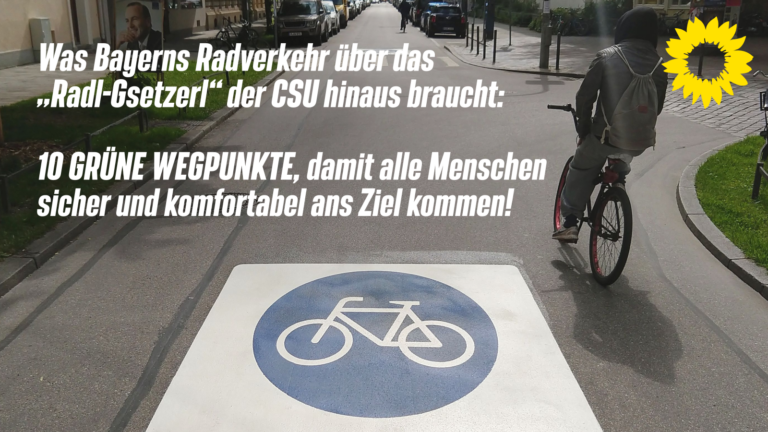 Was wir Bayerns Radverkehr bieten