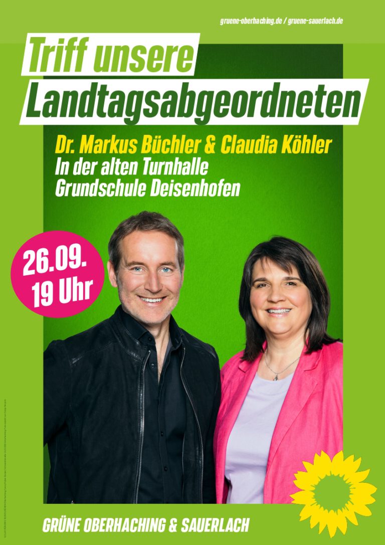 Triff unsere Landtagsabgeordneten Claudia Köhler und Dr. Markus Büchler