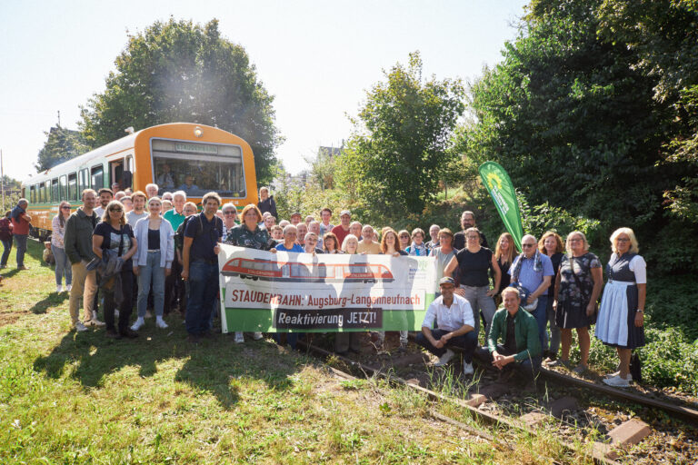 Reaktivierungs-Sonderfahrt auf der Staudenbahn