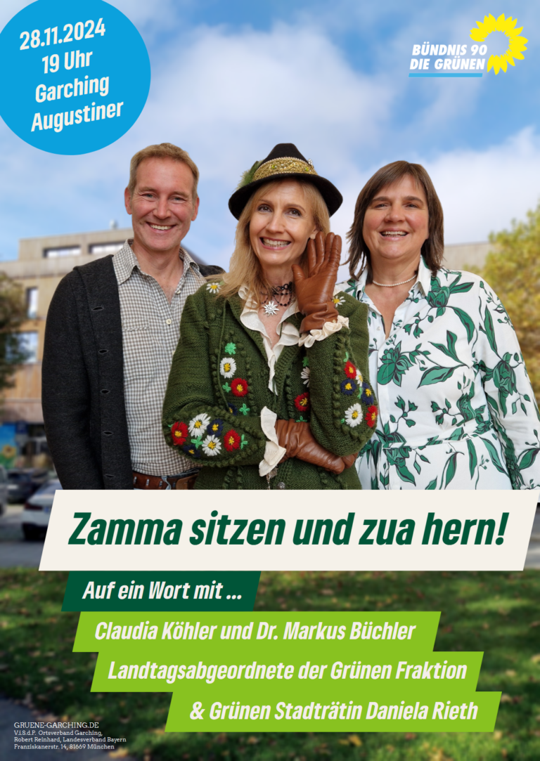 Garching: „Zamma sitzen und zua hern!“