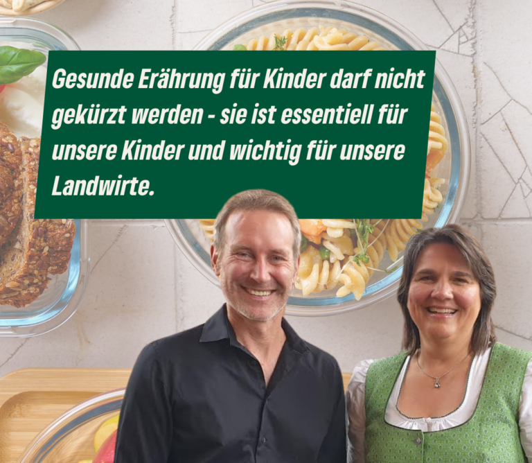 Grüne Abgeordnete im Landkreis kritisieren: Zu wenig Obst und Gemüse für Bayerns Schulkinder