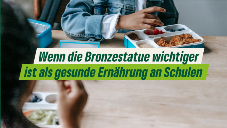Claudia Köhler und Dr. Markus Büchler kritisieren fragwürdige Prioritäten bei CSU und FW: Wenn die Bronzestatue wichtiger ist als gesunde Ernährung an Schulen und Unterstützung regionaler Betriebe