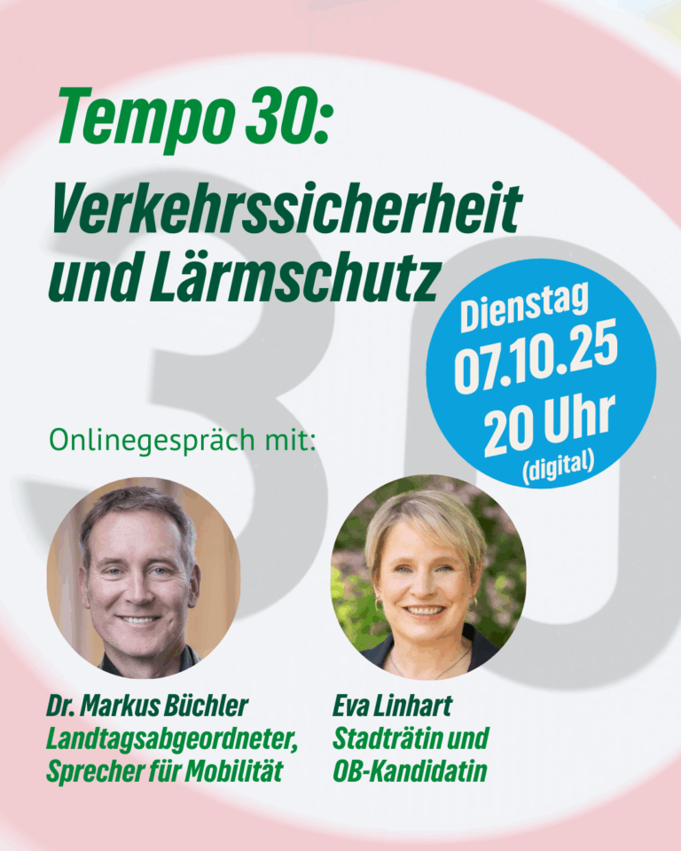 Erlangen: Tempo 30 — Verkehrssicherheit und Lärmschutz