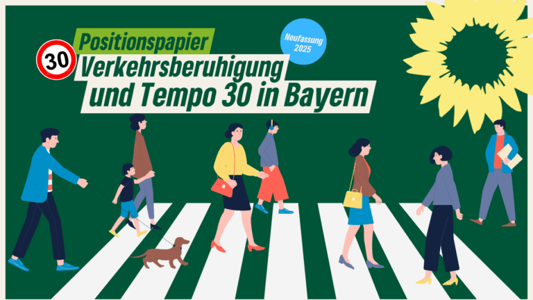 Neufassung: Positionspapier Verkehrsberuhigung und Tempo 30 in Bayern