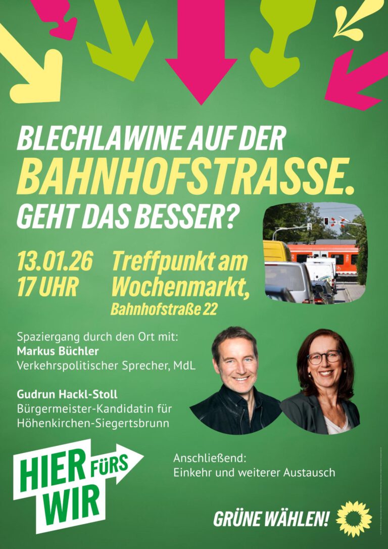 Höhenkirchen-Siegertsbrunn: Blechlawine auf der Bahnhofstraße — Geht das besser?