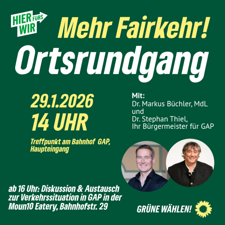 Mehr Fairkehr! Ortsrundgang in Garmisch-Partenkirchen