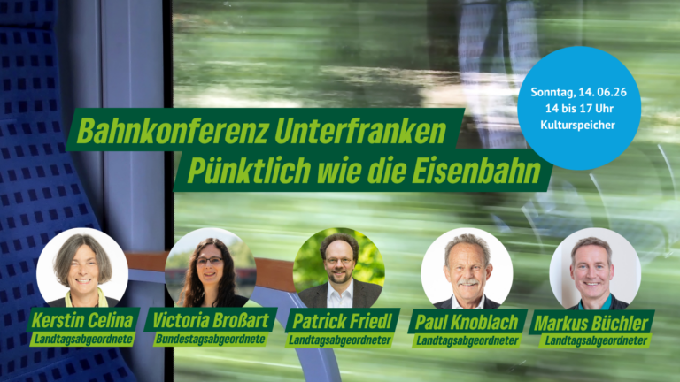 Pünktlich wie die Eisenbahn: Bahnkonferenz Unterfranken