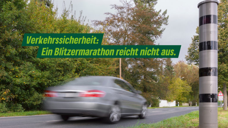 Sicherheit im Straßenverkehr: Ein Blitzermarathon reicht nicht aus.