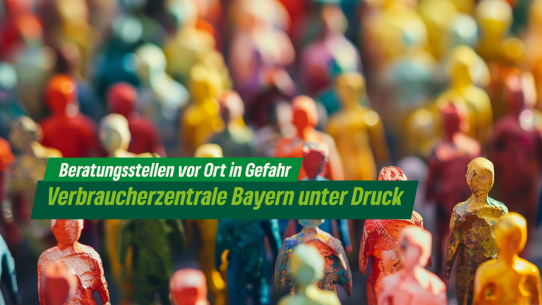 Claudia Köhler und Dr. Markus Büchler sehen Verbraucherzentrale Bayern unter Druck: Beratungsstellen vor Ort in Gefahr